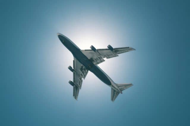 Airplane The net-zero carbon events initiative will address all aspects of the event delivery supply chain.