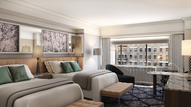 Guestroom rendering LoewsRegencyHotel