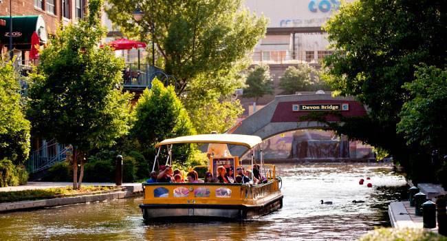 Bricktown Entertainment District- Photo Courtesy of Oklahoma City Convention & Visitors Bureau