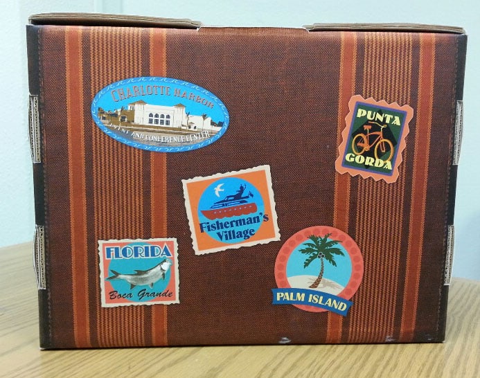 The first promotional package from Charlotte Harbor's Adopt a Meeting Planner program