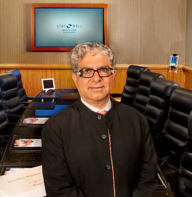 Deepak Chopra, StayWell Meetings. meetings, corporate event planning