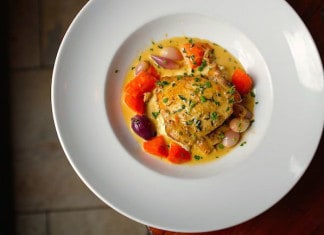 A Frank Stitt dish at Chez FonFon, one of the chef's three restaurants