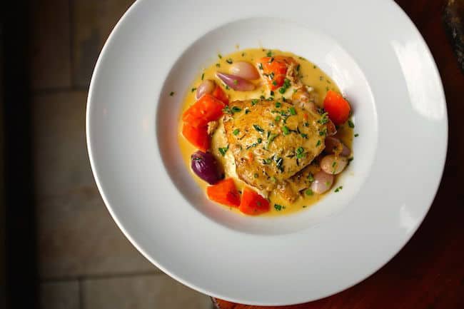 A Frank Stitt dish at Chez FonFon, one of the chef's three restaurants