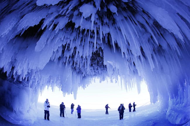 Midwest wonders, ice caves Wisconsin