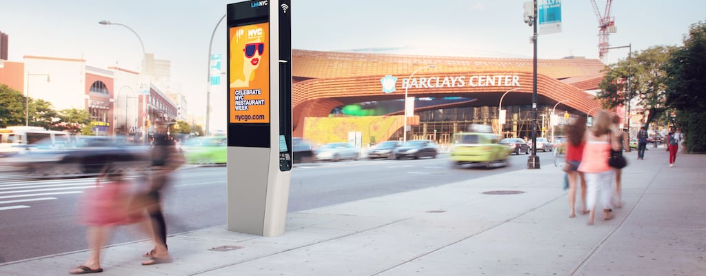 LinkNYC, Photo Credit: CityBridge