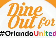 Dine Out for Orlando United, Orlando, Visit Florida, Florida Restaurant and Lodging Association, OneOrlando Fund