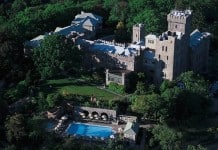 Castle Hotel & Spa, New York, castle hotels, poolside events, pool events, luxury meetings