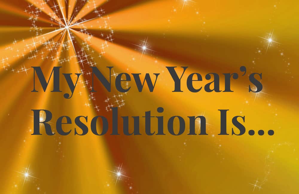 New Year's, New Year's resolution, What I Know