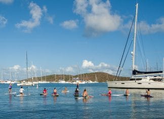 Bitter End Yacht Club, British Virgin Islands, BVI, island activities, sailing, yoga, stand-up paddleboarding