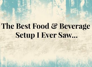 What I Know, F&B setup, food and beverage, F&B, food