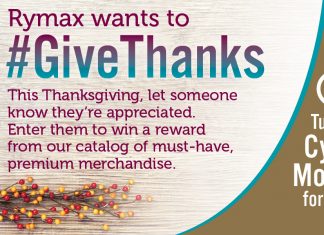 Rymax Marketing Services, Thanksgiving, Cyber Monday, Thanksgiving giveaways, corporate gifts