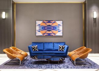 Tech & Fashion Influence Hilton Miami Downtown’s New Look Hilton Miami Downtown, Miami, Florida, renovations