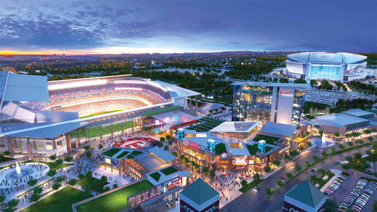 stadium food, Arlington