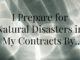 What I Know, meeting tips, natural disasters, meeting contracts