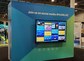 social media wall