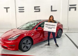 Online Event Raffles Off Tesla tesla