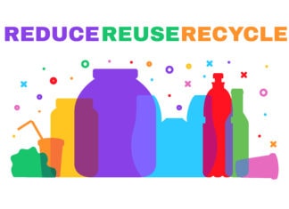 Reduce, reuse and recycle are key to achieving net zero.