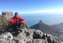 Andrew Patterson curates transformational incentive activities in South Africa, including climbing Table Mountain.