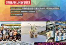 scenes from streamlinevents SITE Crystal Award-winning President's Club event