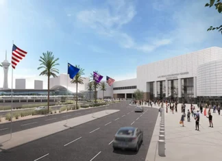 Convention Centers on the Rise rendering of Las Vegas convention center's south hall