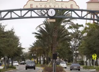 Gateway entrance to Eatonville, Florida