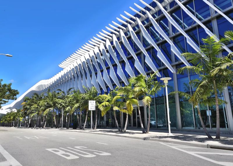 The Miami Beach Convention Center.