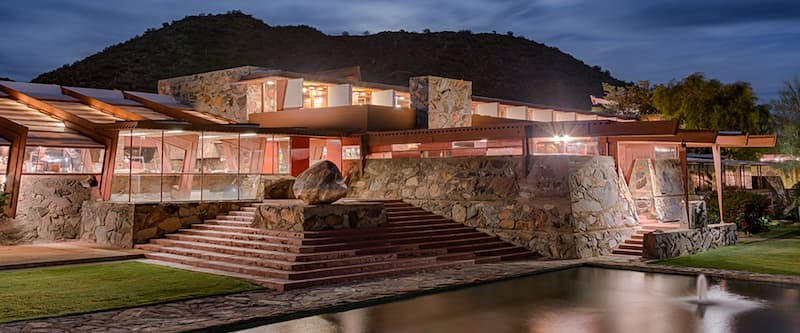 Taliesin West was the backdrop for Caesars' Arizona Wellness Roadshow event.