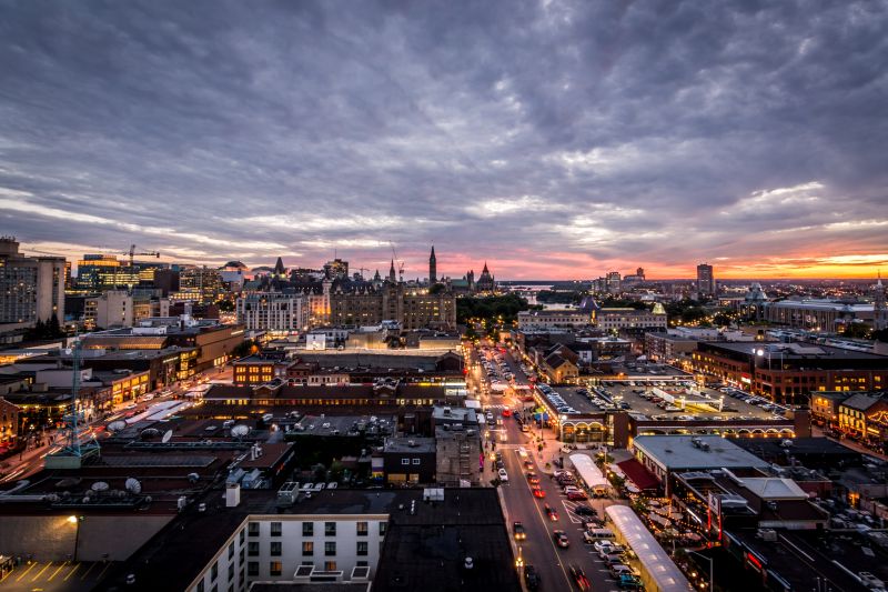 Ottawa cityscape, by James Peltzer.