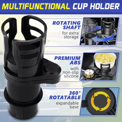 Dual Cup Holder Expander for Car