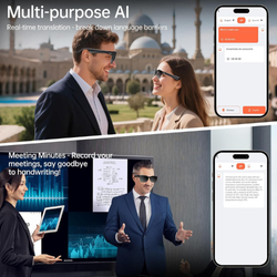 Smart Bluetooth Glasses with AI Translator
