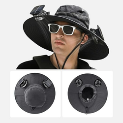 Solar Powered Fan Hat
