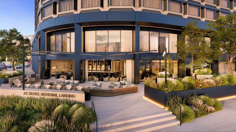 The AC Hotel Arlington National Landing has emerged from a major renovation.