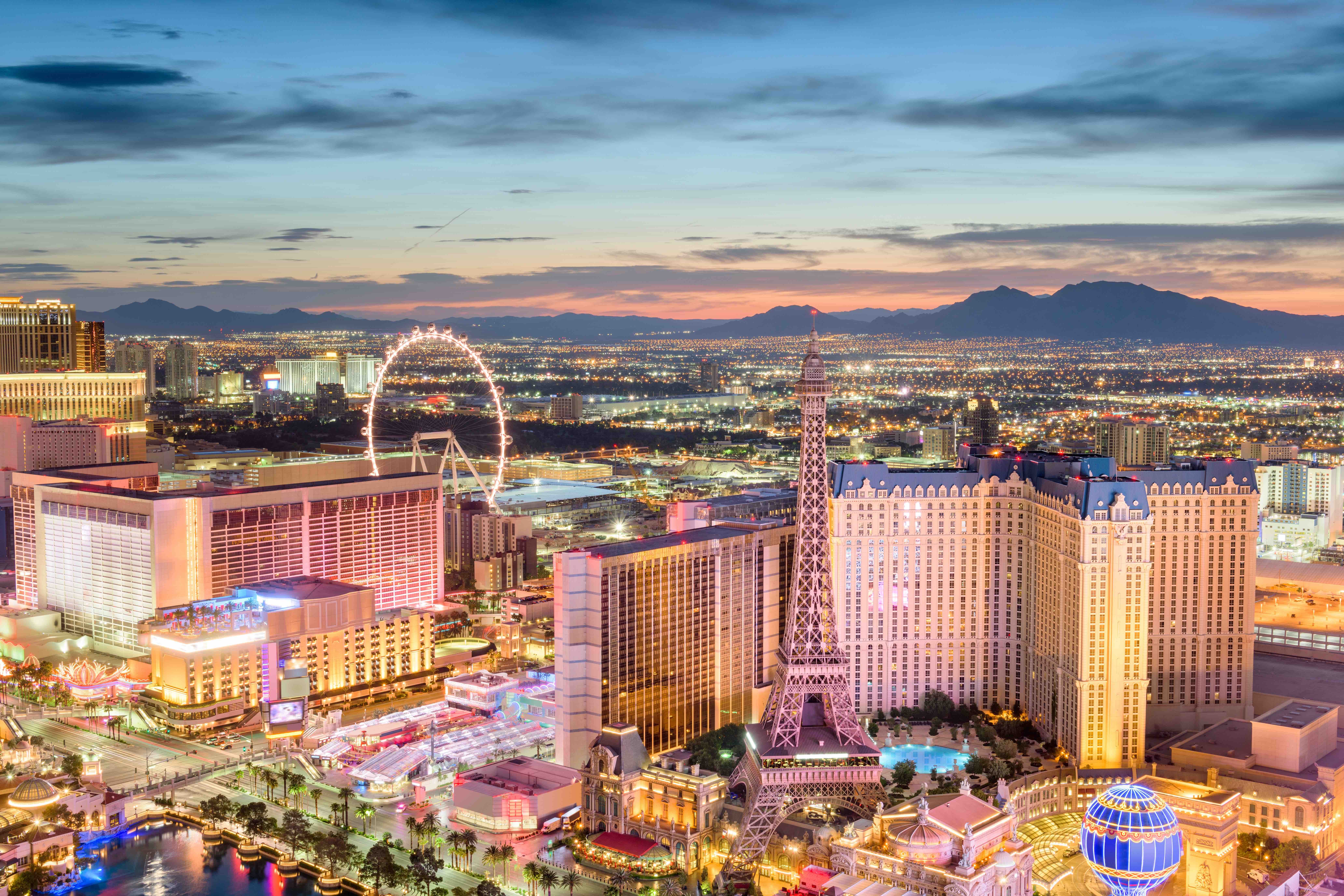 Las Vegas predicted to be top business travel destination in 2026 by AMEX GBT survey.