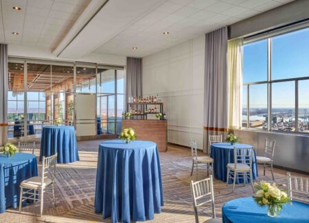 The redesigned 33rd floor at Loews Philadelphia Hotel offers a new level of luxurious event spaces.