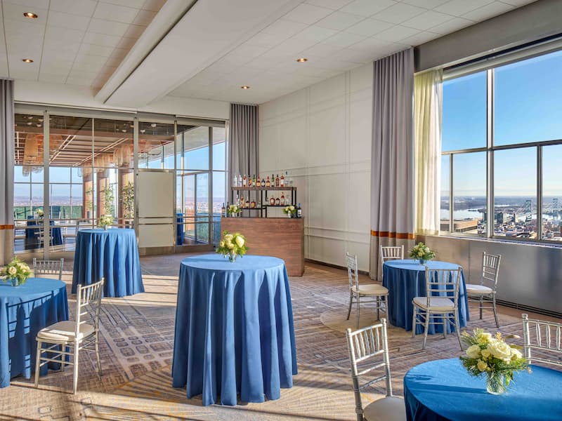 The redesigned 33rd floor at Loews Philadelphia Hotel offers a new level of luxurious event spaces.