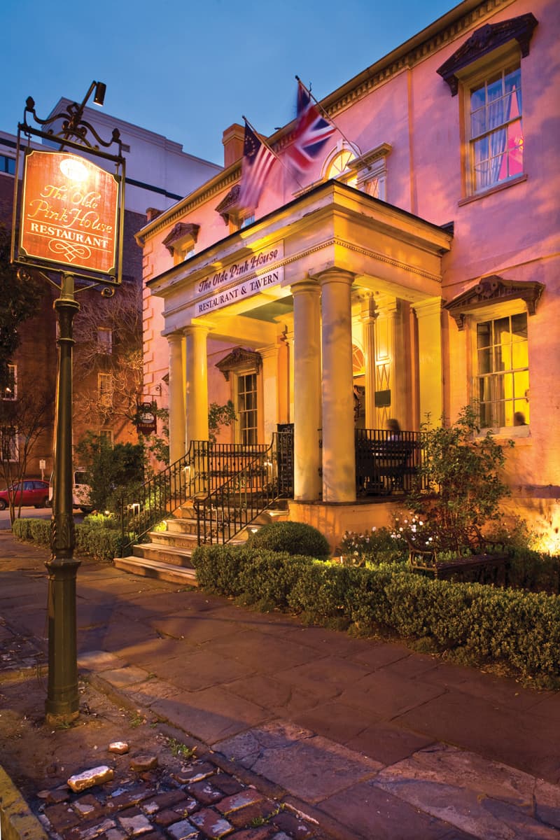 The Olde Pink House (photo credit- Visit Savannah)