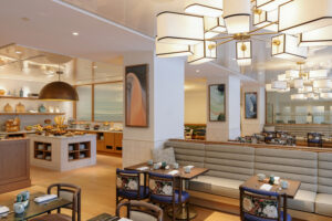 The breakfast buffet at Louiza in the Fairmont Chateau Lake Louise