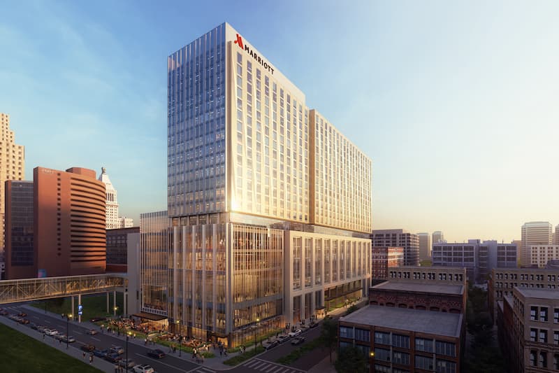 Cincinnati Downtown Marriott, rendering.