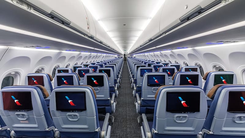 American Airlines will add 4K-screens and premium seats to its narrowbody fleet (Photo: AA).
