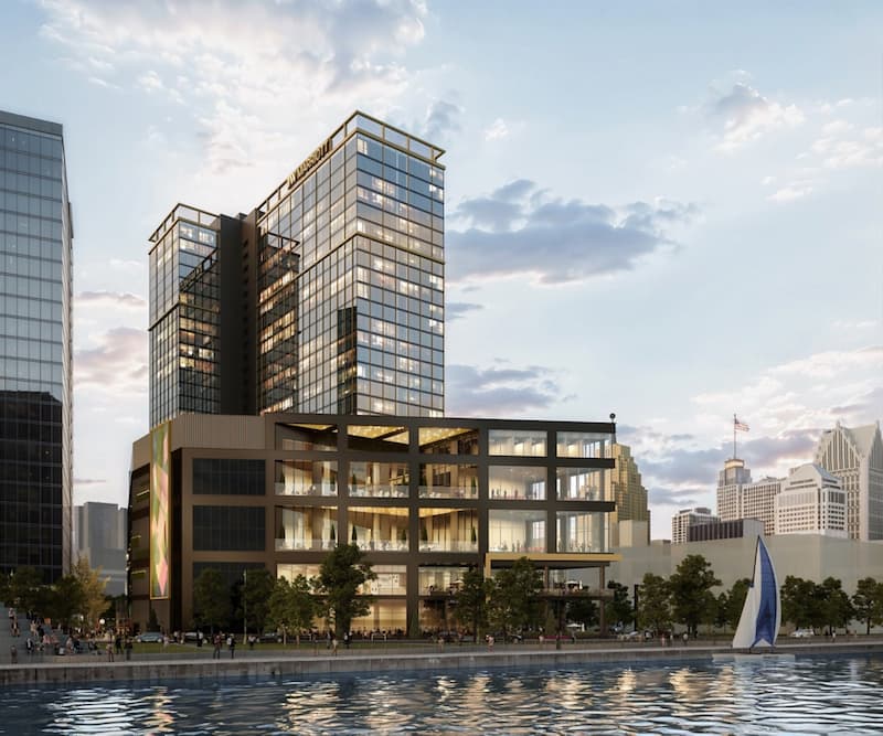 Detroit's first JW Marriott is due to open in February 2027.